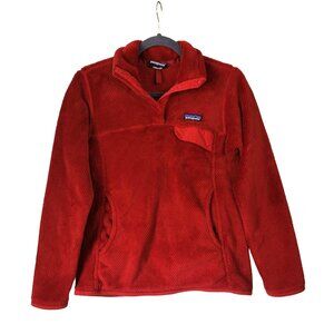 Patagonia Women's XS Re-Tool Snap-T® Pullover French Red Classic Red